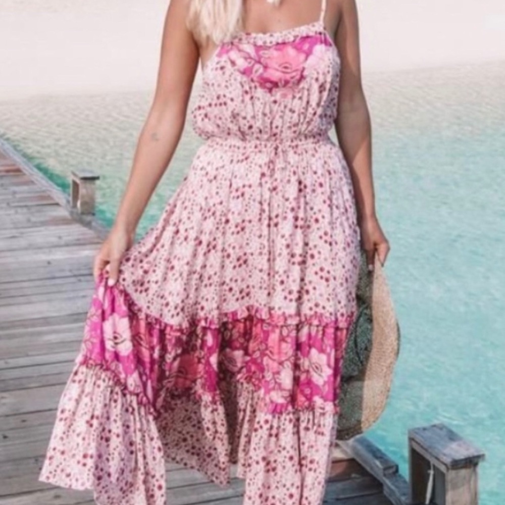 🌸Spell & The Gypsy Winona Berry midi skirt🌸